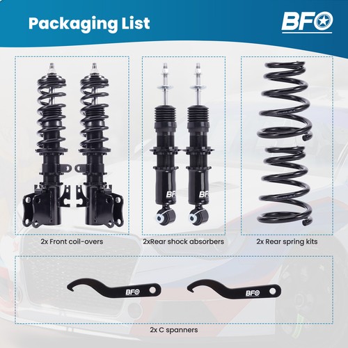 Adjustable Height Coilover Coilovers for Holden VE Commodore Sedan Wagon Ute 06- - Picture 2 of 12