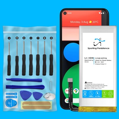 Long Lifespan Thick Density Li_ion 4820mAh Battery Tool fit Google Pixel 5 GD1YQ