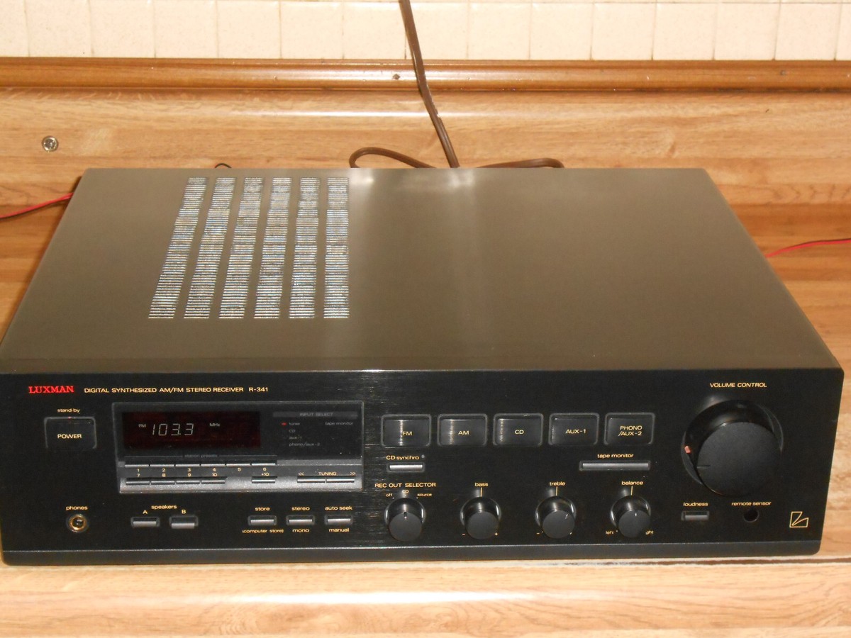 Luxman R341 Digital Synthesized Am/fm Audiophile Stereo Receiver