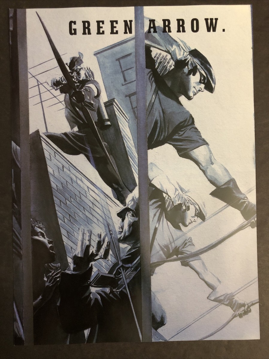 Green Arrow - DC Comics Poster Print 9x12 Alex Ross | eBay