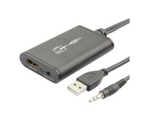 Raccomandata P. - CONVERTITORE SCHEDA VIDEO ESTERNA DA USB + AUDIO JACK 3.5mm IN