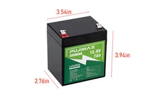 12V Lithium LiFePO4 7Ah Rechargeable Battery Perfect for Solar Power RV Marine
