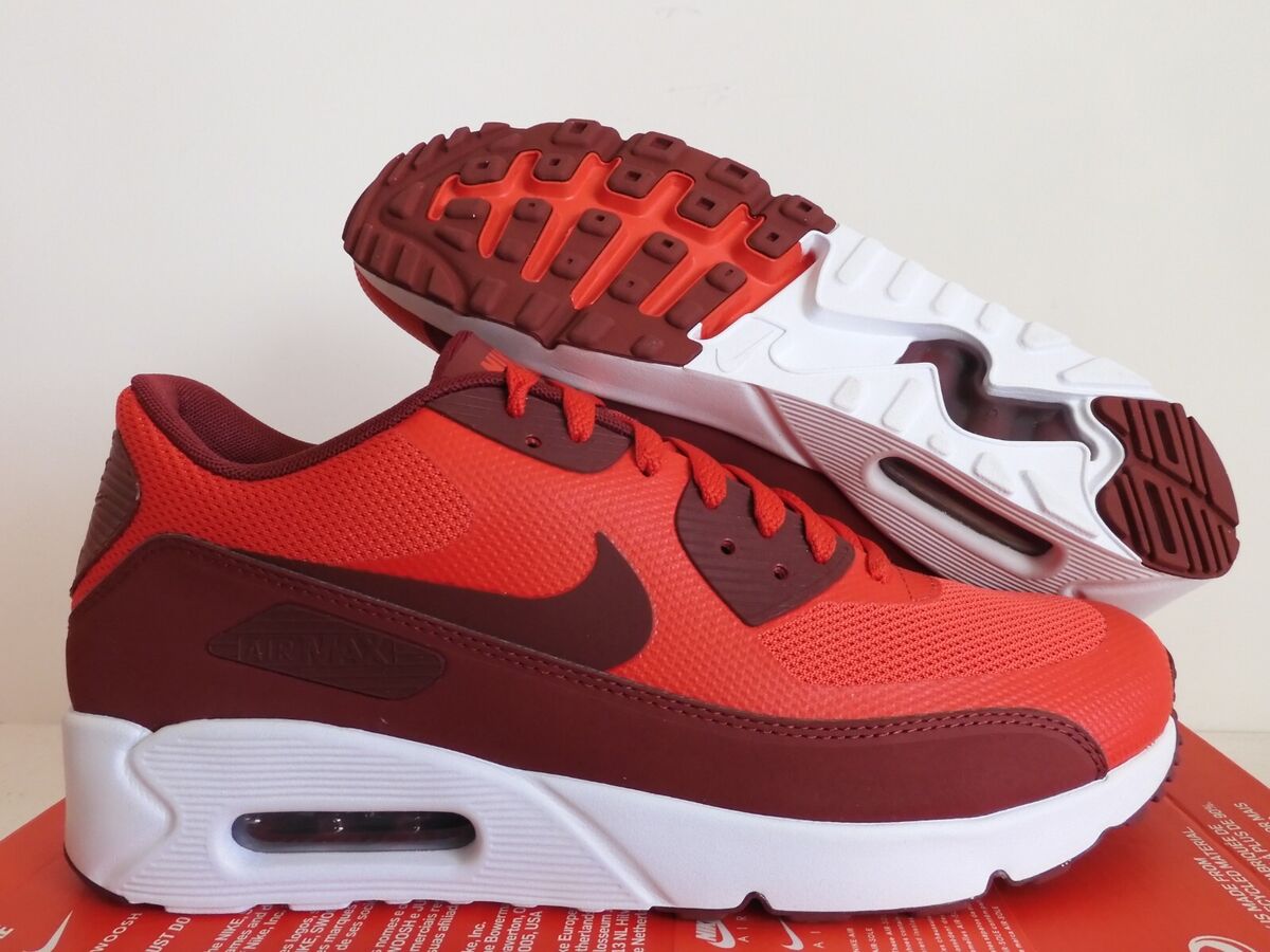 NIKE AIR MAX 90 2.0 ESSENTIAL UNIVERSITY RED-TEAM RED-WHITE SZ 9