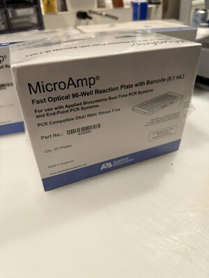 4346906 APPLIED BIOSYSTEMS - MICROAMP FAST OPTICAL 96-WELL REACTION PLATE  - NEW