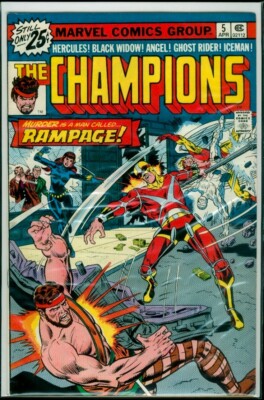 キングダム Marvel Comics CHAMPIONS #5 Hercules Black Widow Angel Ghost Rider