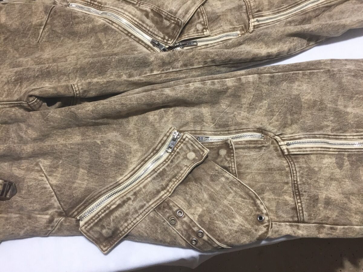 N266 NO FAITH STUDIOS Camo Monogram Heavyweight Cargo Pants N266 NO FAITH STUDIOS Camo Monogram Heavyweight Cargo Pants
