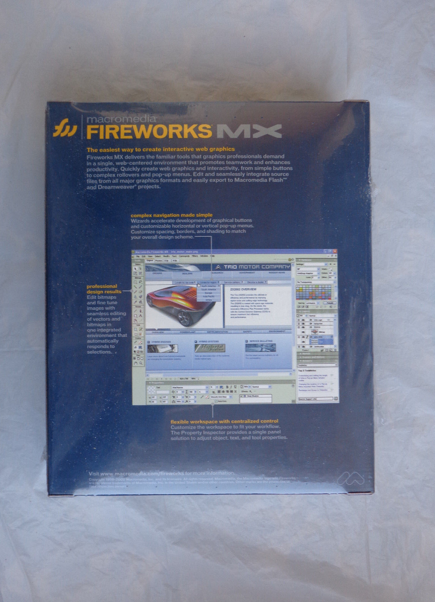Macromedia Fireworks MX For Mac (New Factory Sealed Retail Box) | eBay