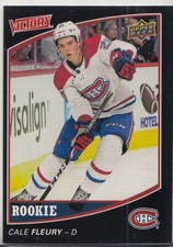 2020 Upper Deck National Hockey Card Day Victory Black V-18 Cale Fleury Rookie