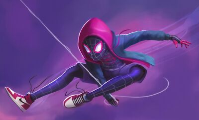 Marvel spiderman spiderman into the spiderverse playmat gaming mat