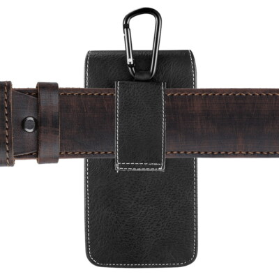 Extra Large Belt Clip Loop Pouch Leather Vertical Holster Case For Cell Phone US
