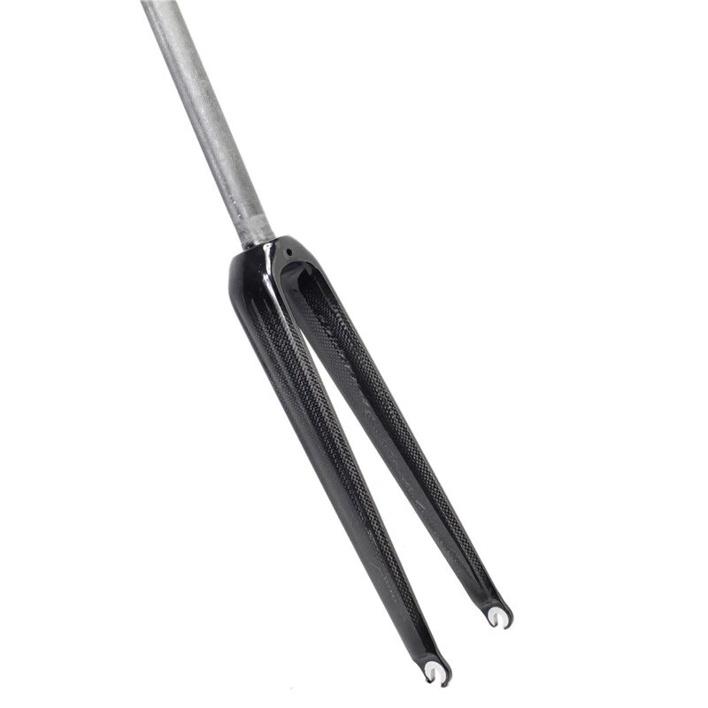 1-1/8 in Full Carbon Rigid Fork 650C/700C Gravel Road Bike Racing Fork C Brake - Image 2 of 4
