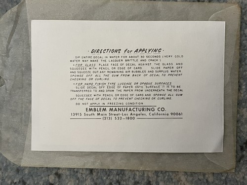 Vintage Travel Luggage Decal Maine State Map Emblem - Picture 3 of 3