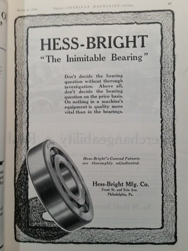 March 2, 1916 American Machinist Magazine Brown Sharpe Heavy Milling Machines - Imagen 11 de 24