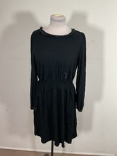 Adrianna Papell Black Long Sleeve Dress Size M a sample piece