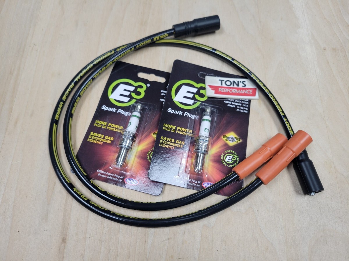 K　 Accel 300+ 8.8mm Ignition Wire E3 Performance Spark Plug