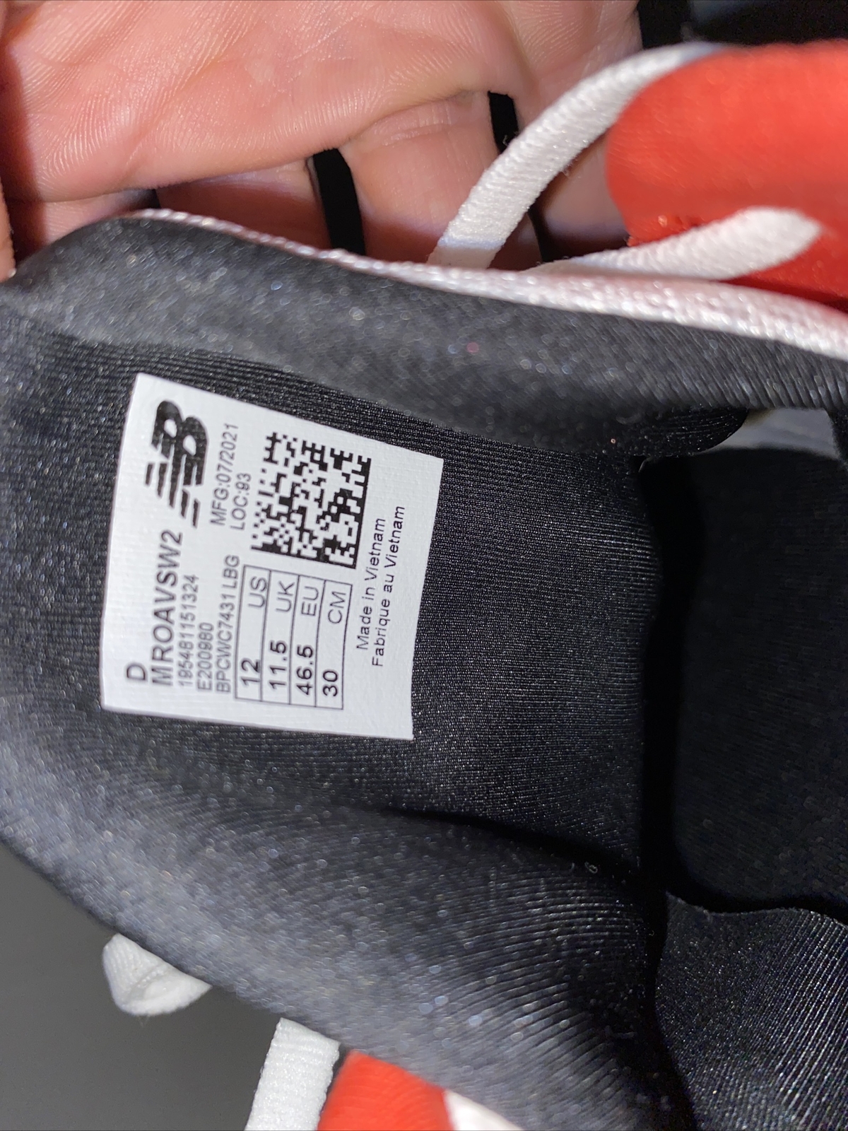 US12 NEW BALANCE FRESH FOAM ROAV MENS RUNNING SHOES eBay