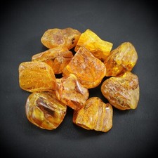 Budawi® Baltischer Bernstein Trommelstein Handstein Schmuckstein 25 - 30 mm