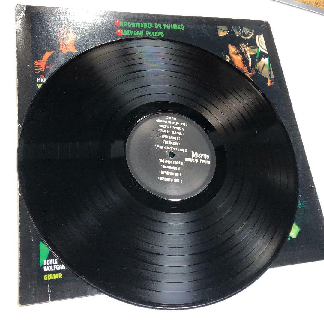 MISFITS AMERICAN PSYCHO LP レコード ミスフィッツ Misfits LP Geffen 1997 American Psycho Heavy Black Vinyl 1st