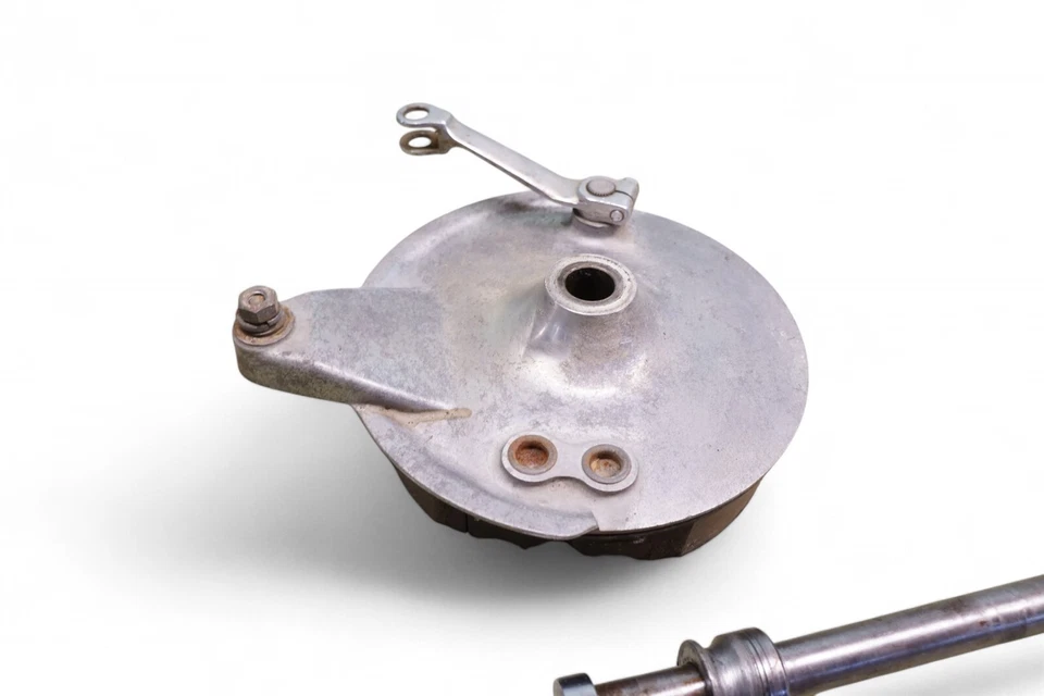 Honda CB450 CB 450 CL450 1965 Dohc bombardero negro *2289A placa de freno trasero eje Foto 3 de 4