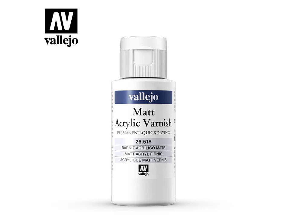 Vallejo 26.518 Model Color Matt Varnish (Mattlack) 60ml Akryl Finish