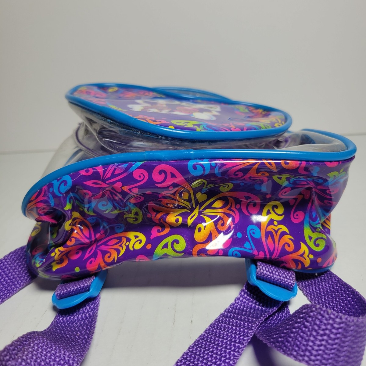 Vintage Lisa Frank Roxie and Rollie Siamese Cat Clear Vinyl