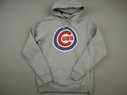 Chicago Cubs Hoodie Men Small Gray Fanatics MLB Sweatshirt Kris Bryant Adult S