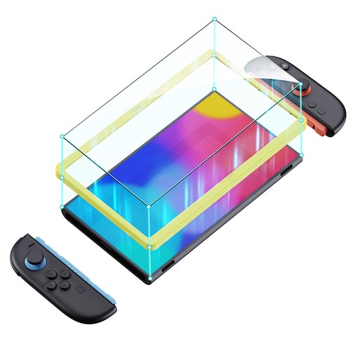 For Switch 2 Screen Tempered Film with Alignment Tool Game Console Accessories * - Afbeelding 2 van 12