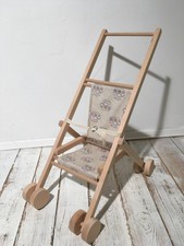 wooden toy stroller