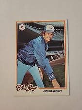 1978 Topps Jim Clancy Rookie #496 Toronto Blue Jays E10
