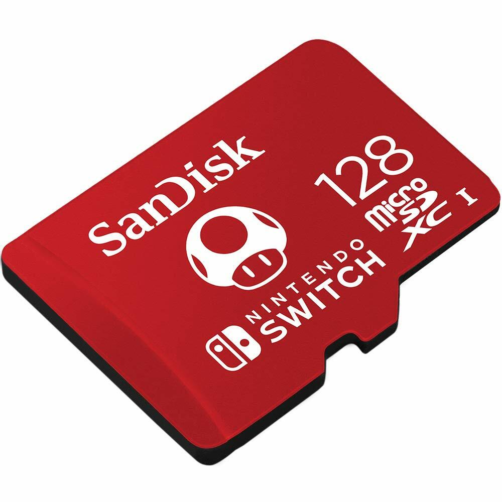 128GB microSD付き Nintendo Switch Amazon.com: SanDisk 128GB microSDXC Card Licensed for