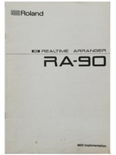 Roland Ra-90 Manuale Di Istruzioni In Inglese