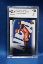 2003 Upper Deck Lebron James Box Set #21 BCCG Graded 10 Mint or Better - 30002