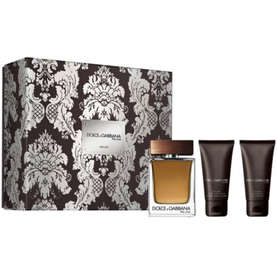 Dolce & Gabbana The One Men's 3.3oz EDT + 2.5oz After Shave + 1.6oz Shower Gel