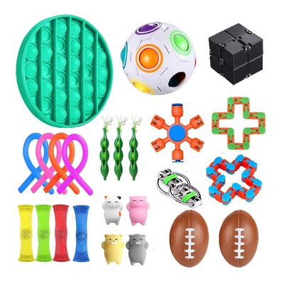 24 Pack Fidget Toys Set Sensory Tools Bundle Stress Relief Hand Kids Adults Toy Ebay