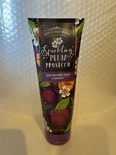 BATH & BODY WORKS SPARKLING PLUM PROSECCO BODY CREAM 8 OZ