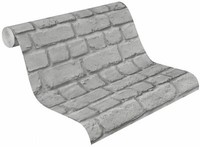 Tapete Rasch 226720 Steine Grau Steintapete (1,69€/1Qm)