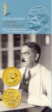50 Euro GOLD 2010 "CLEMENS VON PIRQUET " *Folder*