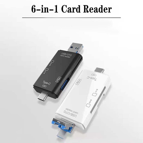 Card Reader USB 2.0 Type C Micro SD TF OTG Smart Memory Adapter Laptop Computer - Picture 6 of 9