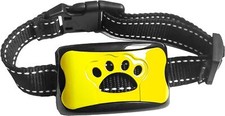 Gentle Canine Noise Control Collar  Soft Training for Quietness Yellow 