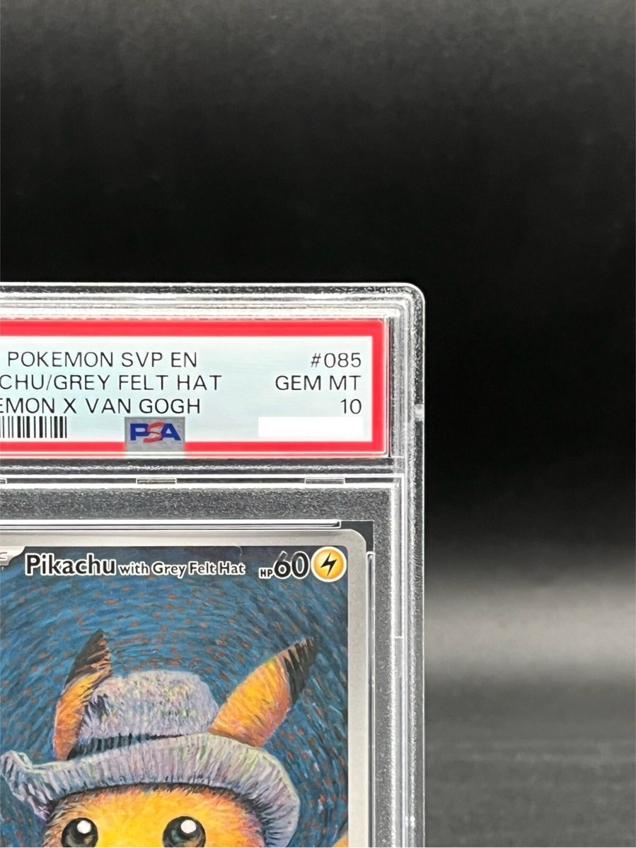PSA 10 Van Gogh Pikachu with Grey Felt Hat SVP EN 085 Promo PSA 10 Van Gogh Pikachu with Grey Felt Hat SVP EN 085 Promo