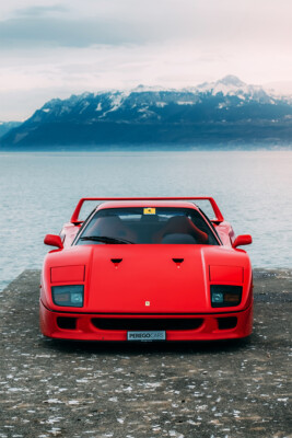Ferrari F40 Sports Car Luxury Car Racing Car Wall Art Home Decor - POSTER 20x30