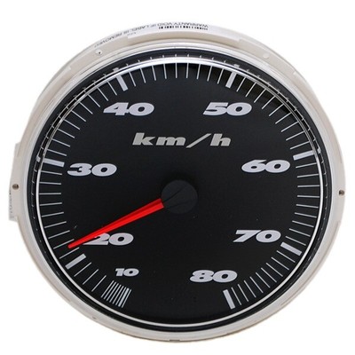 MasterCraft Boat Speedometer Gauge 3711006 | 80 km/h 4 1/4 Inch Black