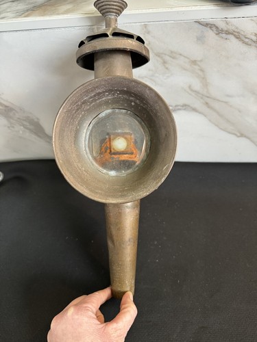 Vintage Brass Carriage Lantern