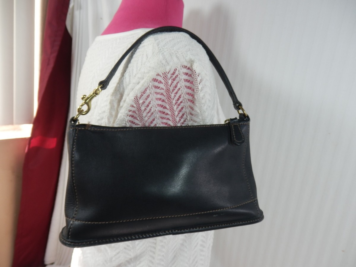 COACH / ショルダーバッグ/--/BLK/無地/E2161-2810 COACH Vintage Black Leather Bag # 9311 | eBay