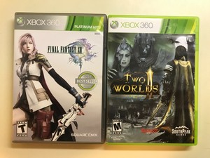 Rpg Xbox 360 Lot Final Fantasy Xiii Two Worlds Ii 2 2 Games With Manuals Ebay