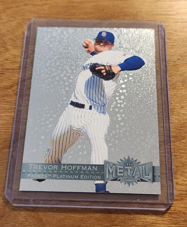 1996 Fleer Metal Universe - Platinum Edition #238 Trevor Hoffman - Image 2 of 3
