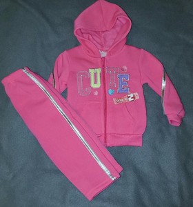 GIRL/'S 3 PC TRACK SUIT NEW SZ 18 MOS