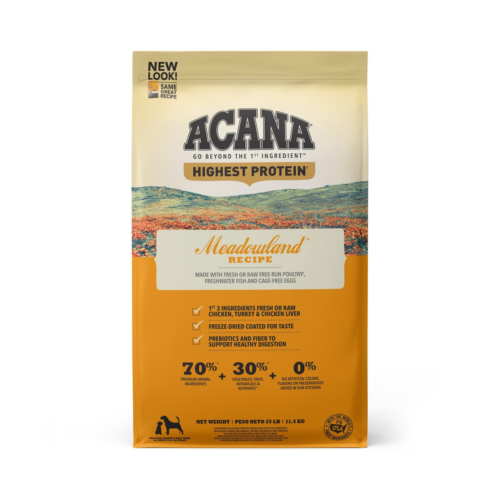Meadowland Recipe 25lb Bag