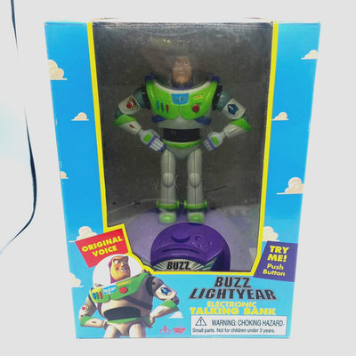 Thinkway Disney Toy Story Buzz Lightyear Electronic Talking Bank