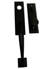 Emtek 4414US19 American Classic Flat Black-Polished Keyed Door Knob Assembly